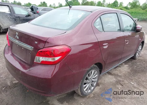 2020 Mitsubishi Mirage G4 Se from USA, damaged, VIN ML32F4FJ9LHF03410